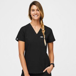 (3) FIGS WOMENS Catarina One-Pocket Scrub Tops - XXS